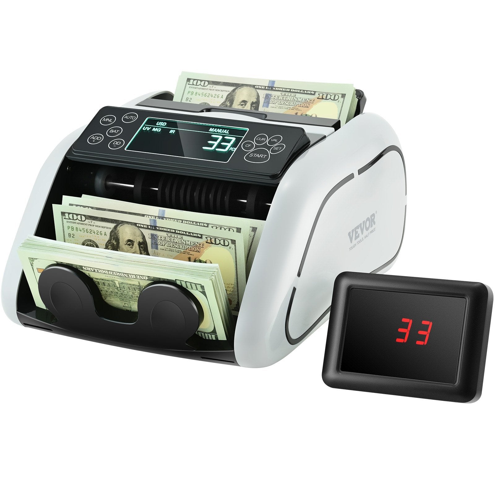 Bill Counter with Counterfeit Detection