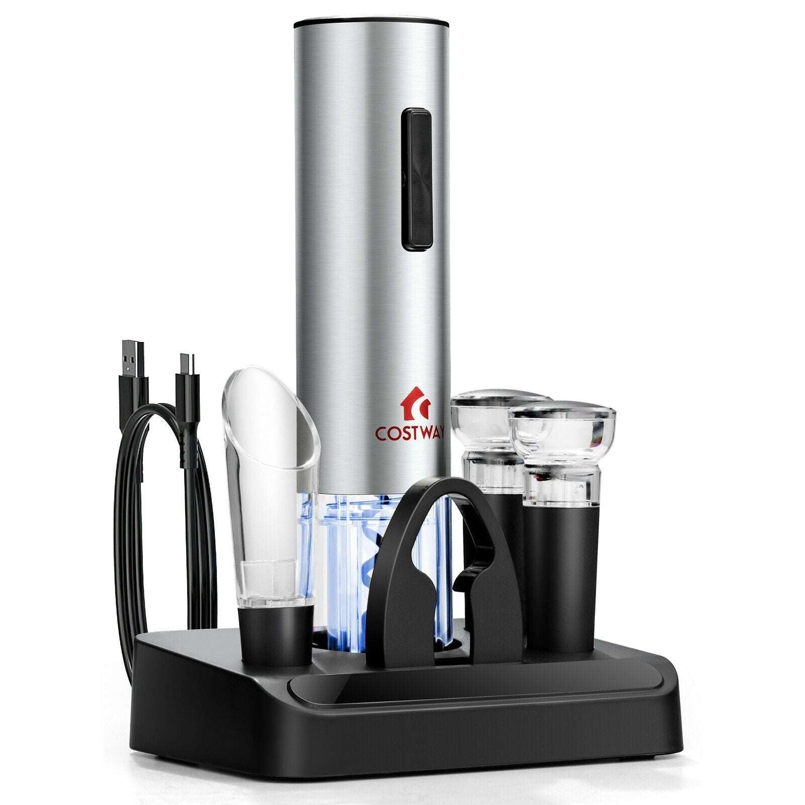 6-in-1 Electric Wine Bottle Opener Set