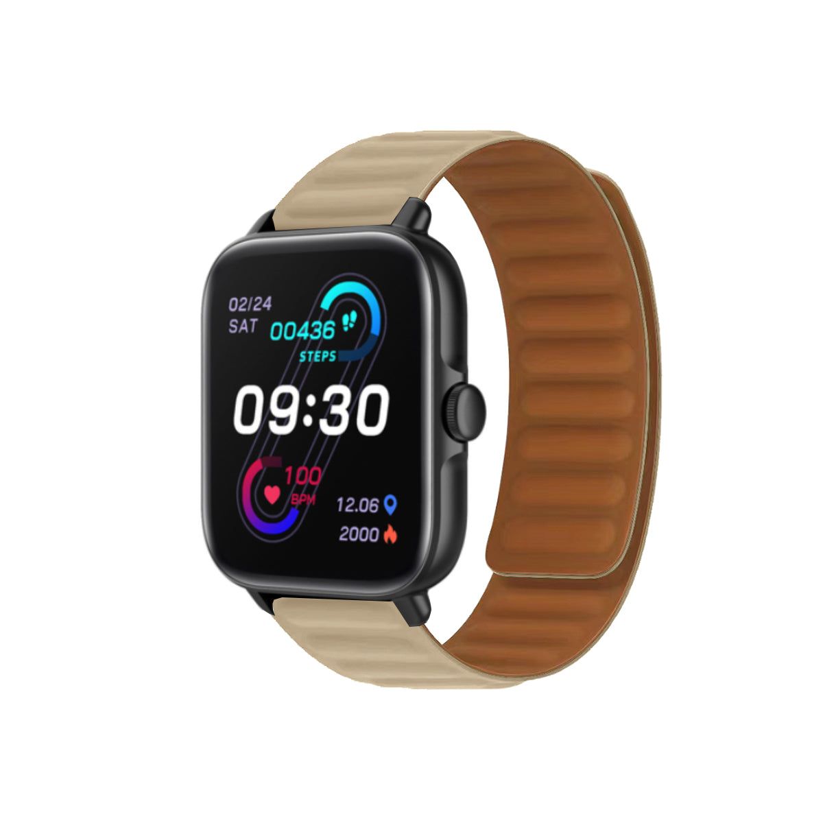 Smart Watch With Magnetic Belt
