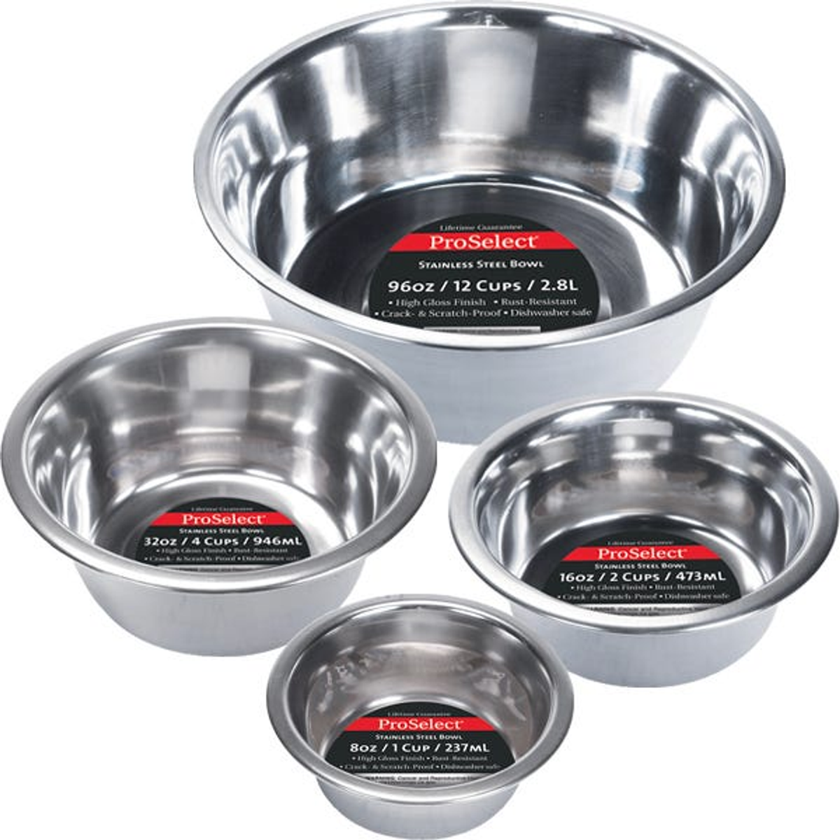 Heavy-Duty Stainless Steel Pet Dish