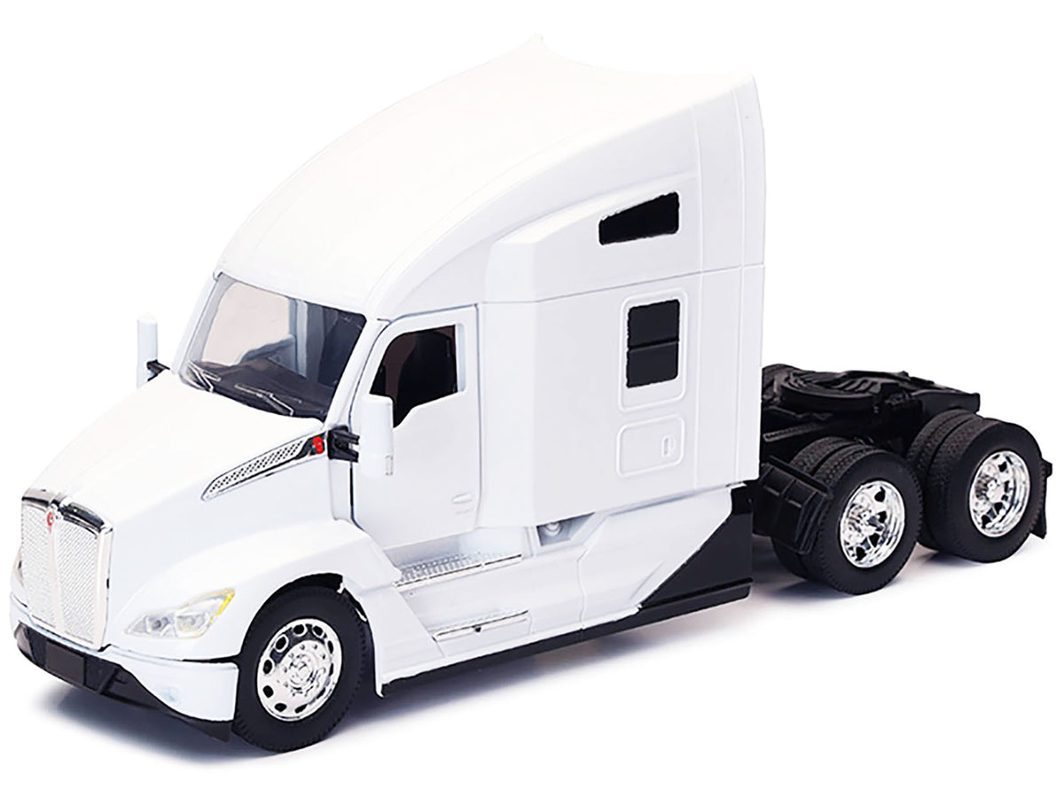 Kenworth T680 Truck Tractor White "Long Haul Truckers" Series 1/32 Diecast Model by New Ray