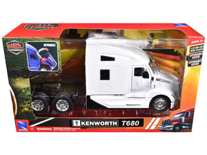 Kenworth T680 Truck Tractor White "Long Haul Truckers" Series 1/32 Diecast Model by New Ray