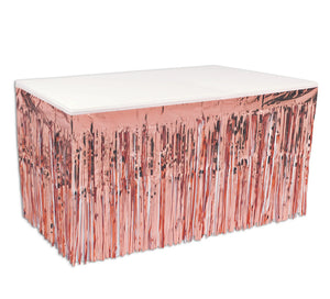 Table Skirts - Metallic (Multiple Designs Available)