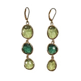 Serena Ombre Style Gem Drop Earrings