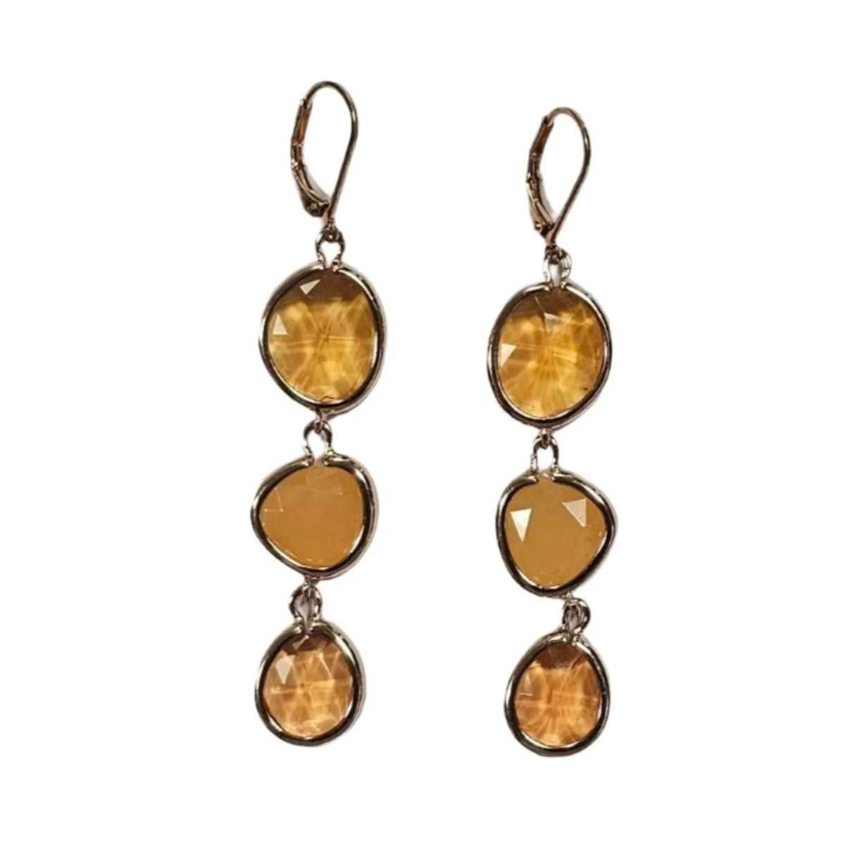 Serena Ombre Style Gem Drop Earrings
