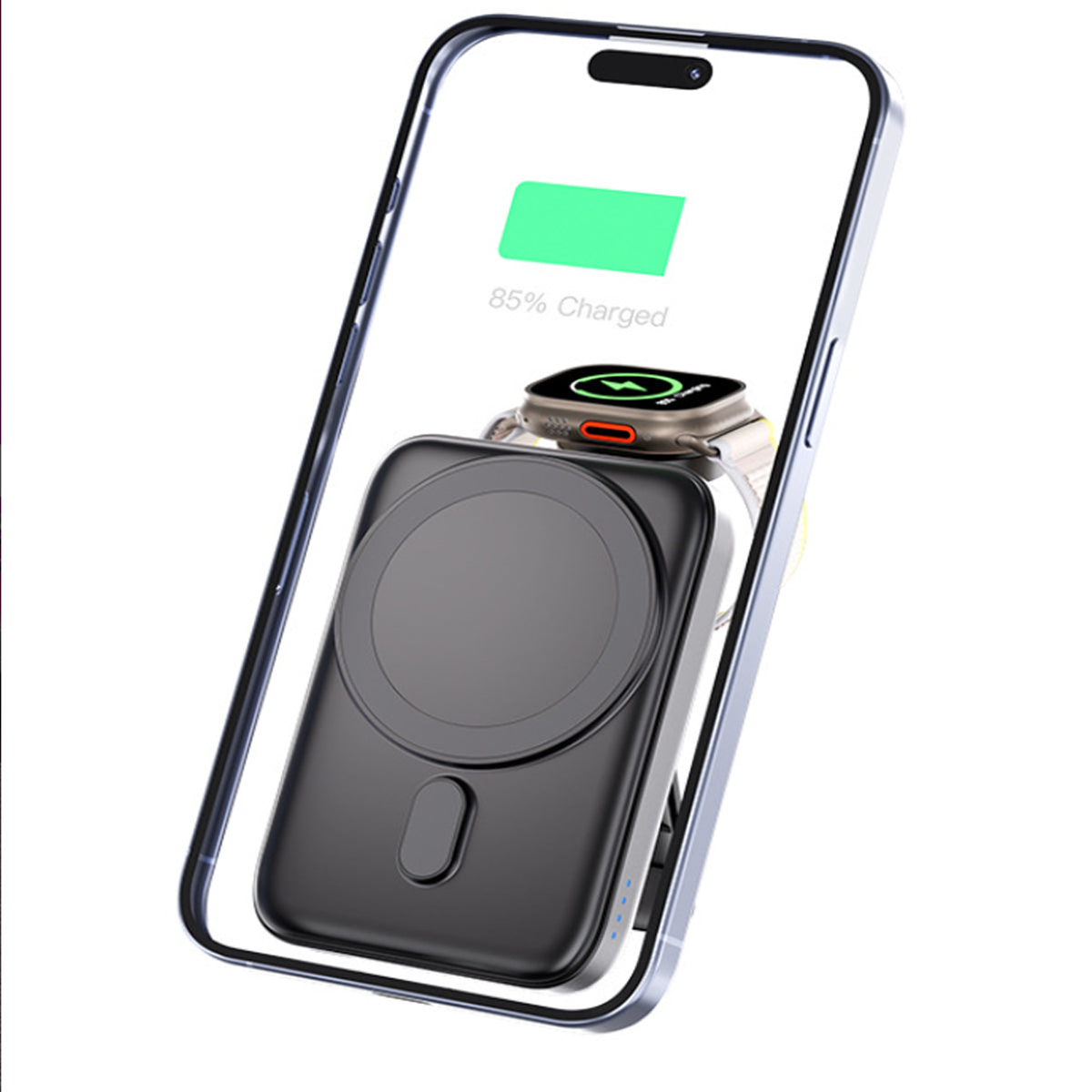 3-in-1 Magnetic Wireless Power Bank & Charging Dock — view 1