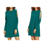 Almondina Tunic Dress with Slivered Sleeves