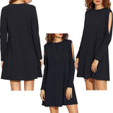 Almondina Tunic Dress with Slivered Sleeves