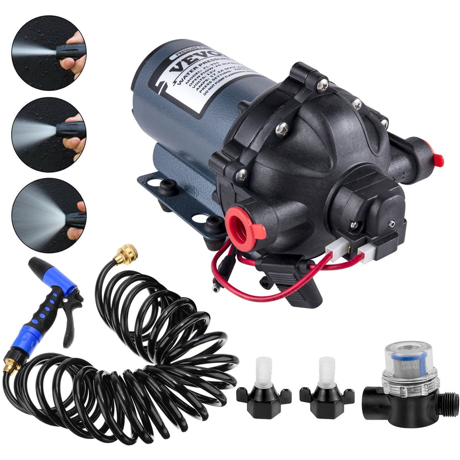 Washdown Deck Wash Pump Kit 12v 20 Lpm 70 Psi Caravan Rv Boat Marine