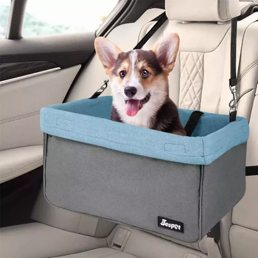 JESPET & GOOPAWS Dog Booster Seats for Cars, Portable Dog Car Seat Travel