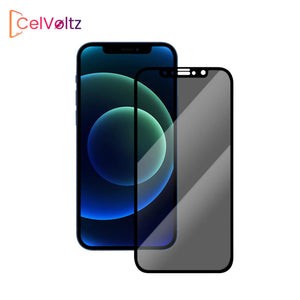 Celvoltz Privacy Tempered Glass Full Screen Protector For IPhone