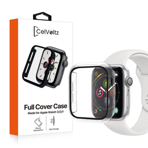 For Apple Watch 6 5 4 3 2 Se Cover Case + Screen Protector 38/40/41/42/44Mm