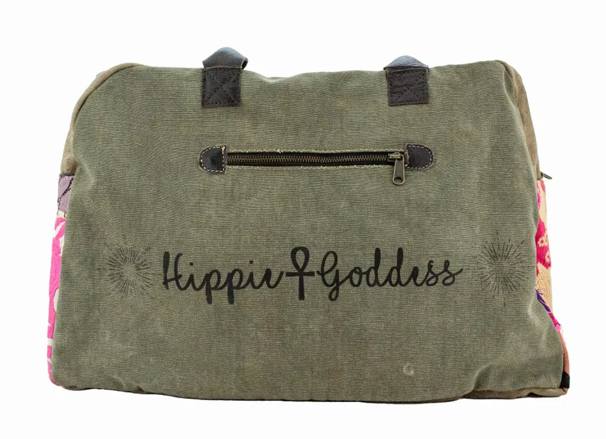 Recycled Military Tent Overnight Travel Bag