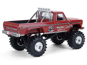 1979 Ford F-250 Monster Truck with 48-Inch Tires "Walkin' Tall" Red "Kings of Crunch" Series 1/18 Diecast Model Car by Greenlight