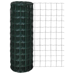Euro Fence Steel 82ftx3.9ft Green