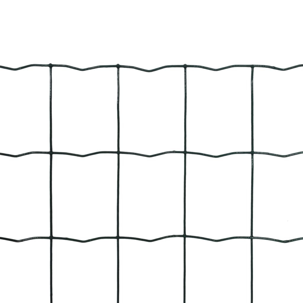 Euro Fence Steel 82ftx3.9ft Green