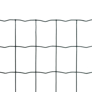 Euro Fence Steel 82ftx3.9ft Green
