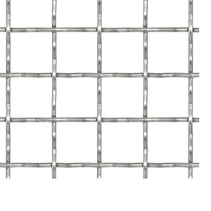 Crimped Garden Wire Fence Stainless Steel 39.4"x33.5" 1.2"x1.2"x0.1