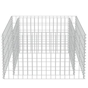 Gabion Raised Bed Galvanized Steel 35.4"x35.4"x19.7