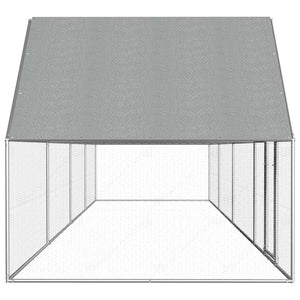 Chicken Coop 26.2'x6.6'x6.6'Galvanized Steel