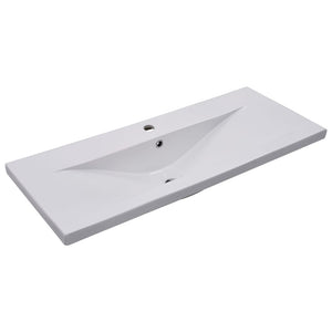 Built-in Basin 39.8"x15.6"x7.3" Ceramic White