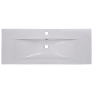 Built-in Basin 39.8"x15.6"x7.3" Ceramic White