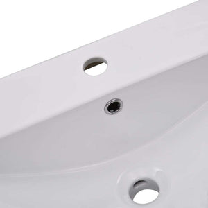 Built-in Basin 39.8"x15.6"x7.3" Ceramic White