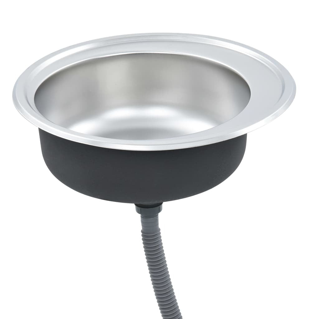 Kitchen Sink with Strainer Stainless Steel