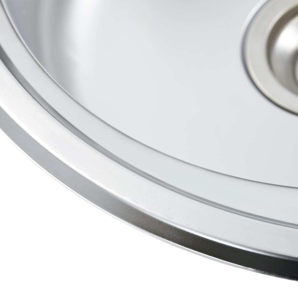 Kitchen Sink with Strainer Stainless Steel