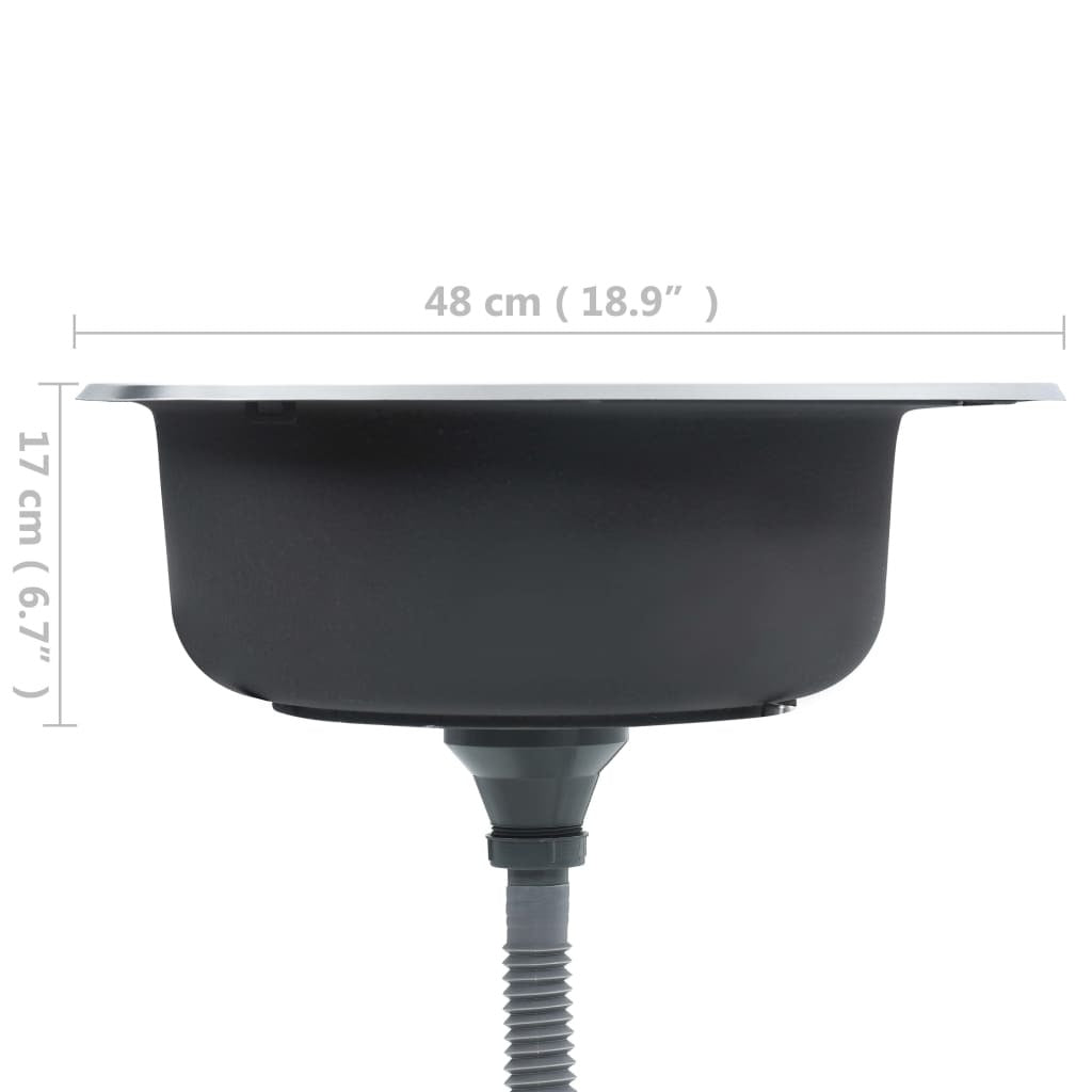 Kitchen Sink with Strainer Stainless Steel