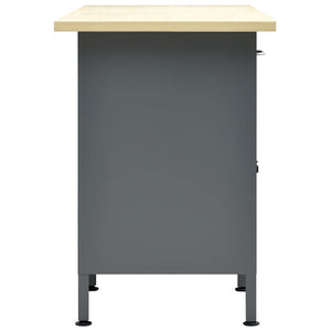 Workbench Black 63"x23.6"x33.5" Steel