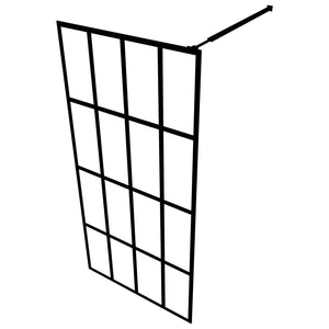 Walk-in Shower Screen Clear Tempered Glass 35.4"x76.8