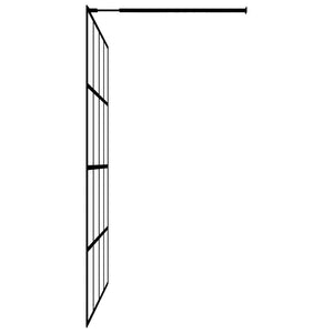 Walk-in Shower Screen Clear Tempered Glass 35.4"x76.8