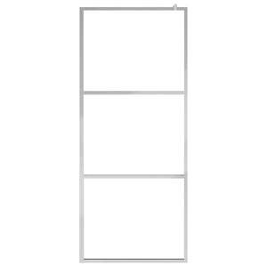 Walk-in Shower Wall with Whole Frosted ESG Glass 45.3"x76.8