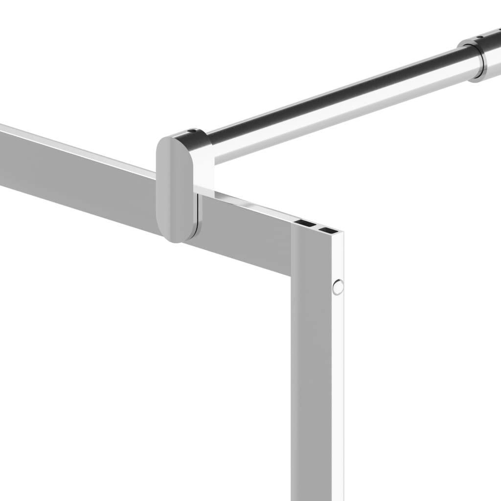 Walk-in Shower Wall with Whole Frosted ESG Glass 45.3"x76.8