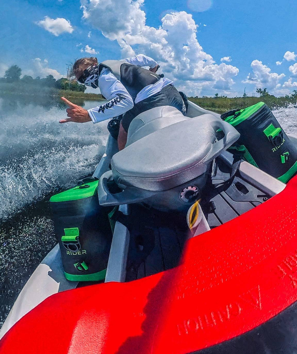 Single Cooler by Rider Coolers - Fits All PWC, Paddle board, Kayak, tubes, bicycle racks — Outdoor Recreation