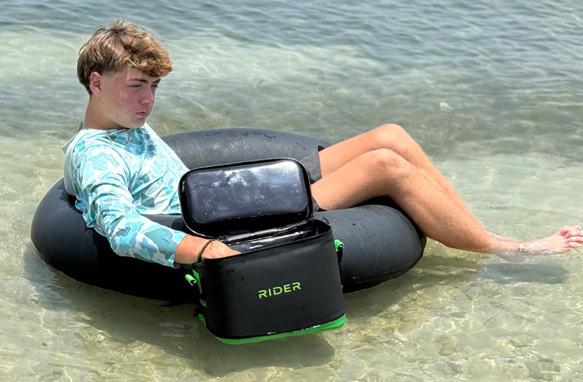 Single Cooler by Rider Coolers - Fits All PWC, Paddle board, Kayak, tubes, bicycle racks — Outdoor Recreation
