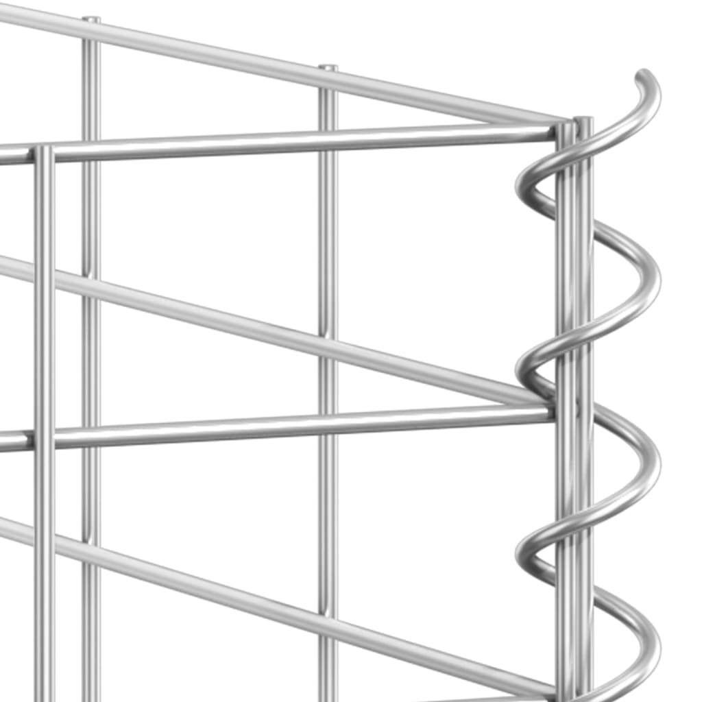 Gabion Raised Beds 4 pcs 11.8"x11.8"x19.7"/39.4"/59.1"/78.7" Iron