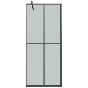 Walk-in Shower Screen 31.5"x76.8" Dark Tempered Glass