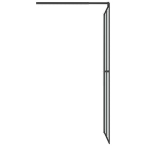 Walk-in Shower Screen 31.5"x76.8" Dark Tempered Glass