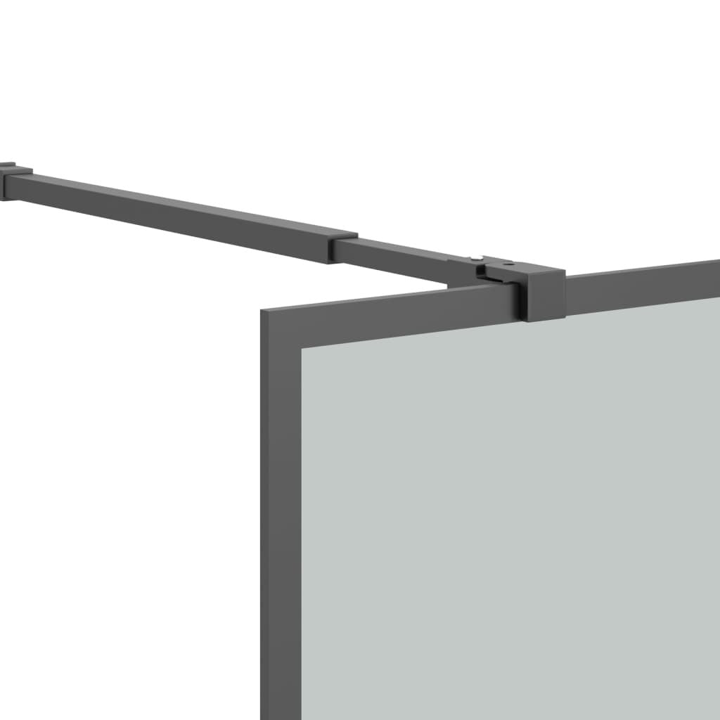 Walk-in Shower Screen 31.5"x76.8" Dark Tempered Glass