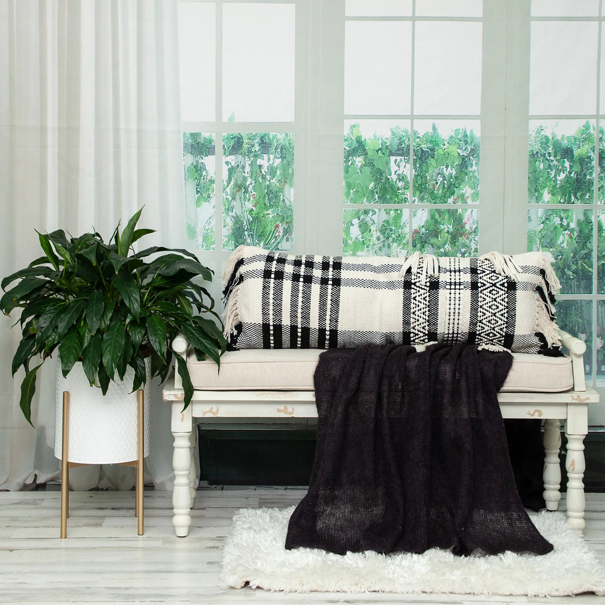 Parkland Collection MiNOs Transitional Throw Pillow