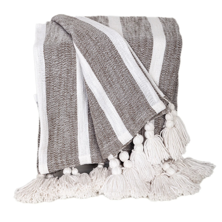 Premium Cotton Slub Throw of 50" x 60" from Parkland Collection
