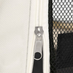 Foldable Dog Playpen with Carrying Bag Blue 43.3"x43.3"x22.8