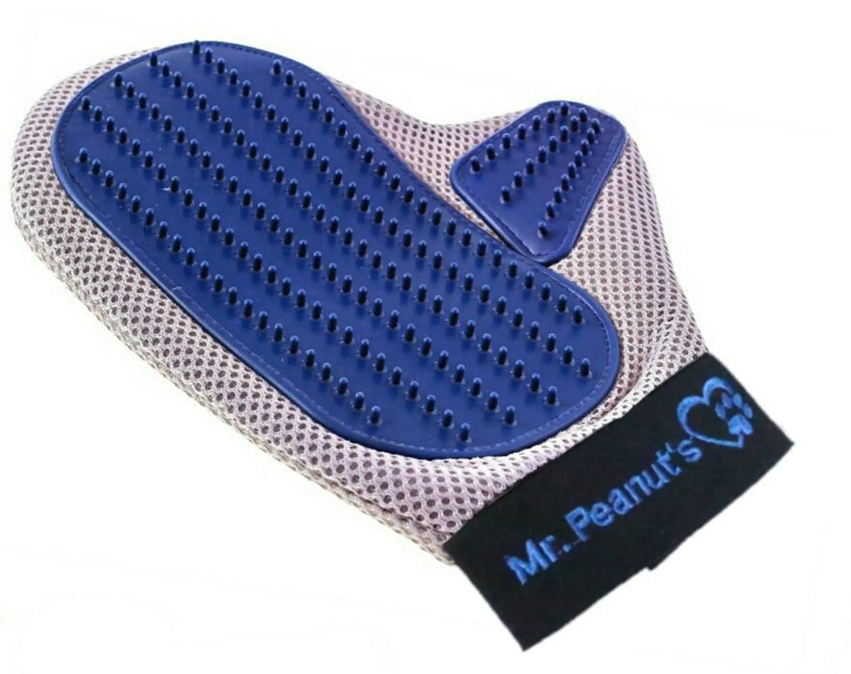 Pet Grooming Glove with Soft Rubber Tips & Adjustable Strap