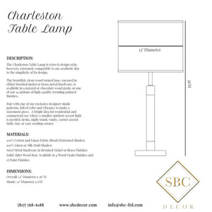 CHARLESTON TABLE LAMP