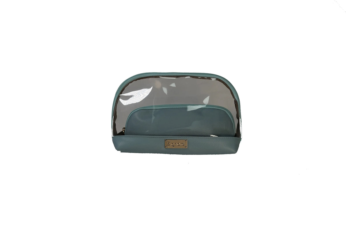 Clear Toiletry Bag Set 2 Bags