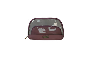 Clear Toiletry Bag Set 2 Bags
