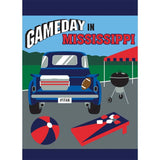 Gameday In Mississippi Garden Flag