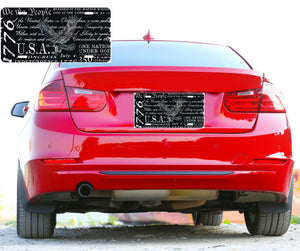 License Plate Eagle Bless Is The Metal